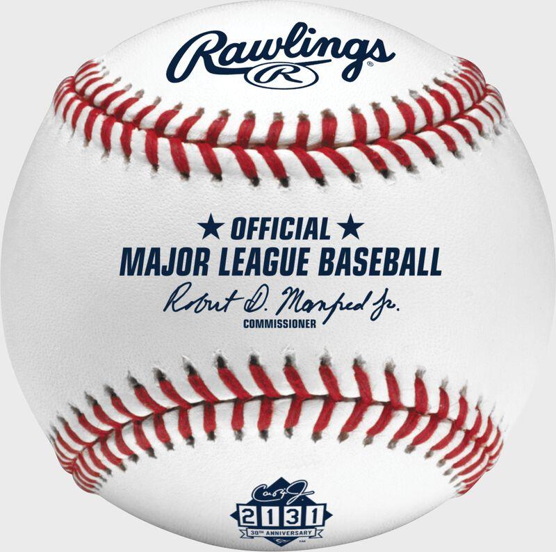 rawlings Cal Ripken Jr. Iron Man Streak 30th Anniversary Commemorative Baseball 1 Ball
