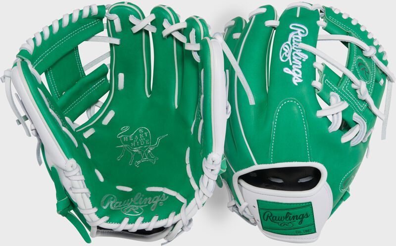 rawlings Exclusive Heart of the Hide 11.5-Inch Kelly Green Infield Glove Right Hand Throw