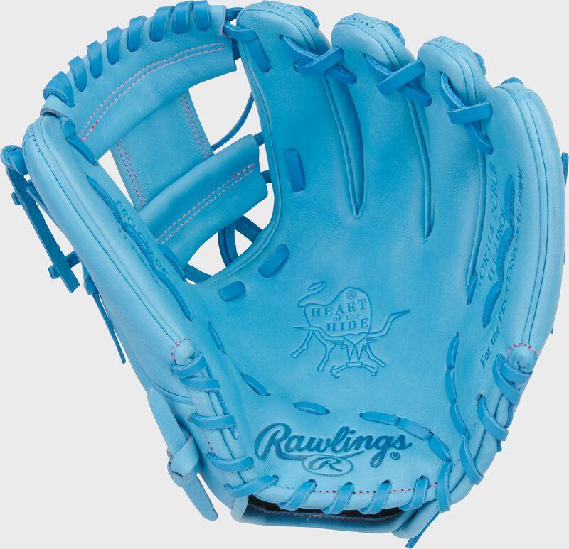 Rawlings Heart Of The Hide 11.5-Inch Columbia Blue Infield Glove Right Hand Throw