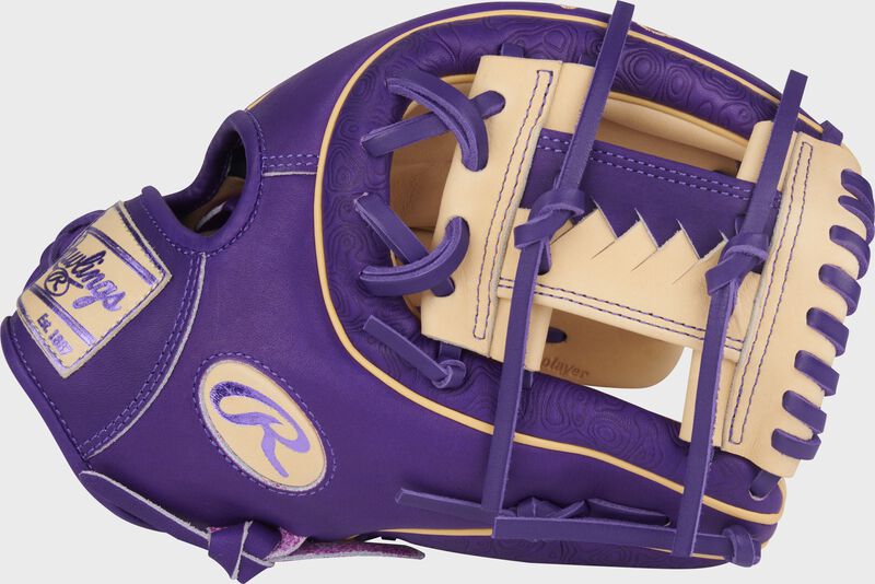 Rawlings Heart Of The Hide 11.75-Inch Purple Infield Glove Right Hand Throw