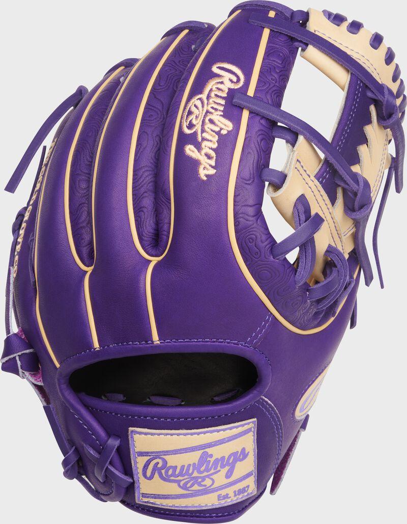 Rawlings Heart Of The Hide 11.75-Inch Purple Infield Glove Right Hand Throw