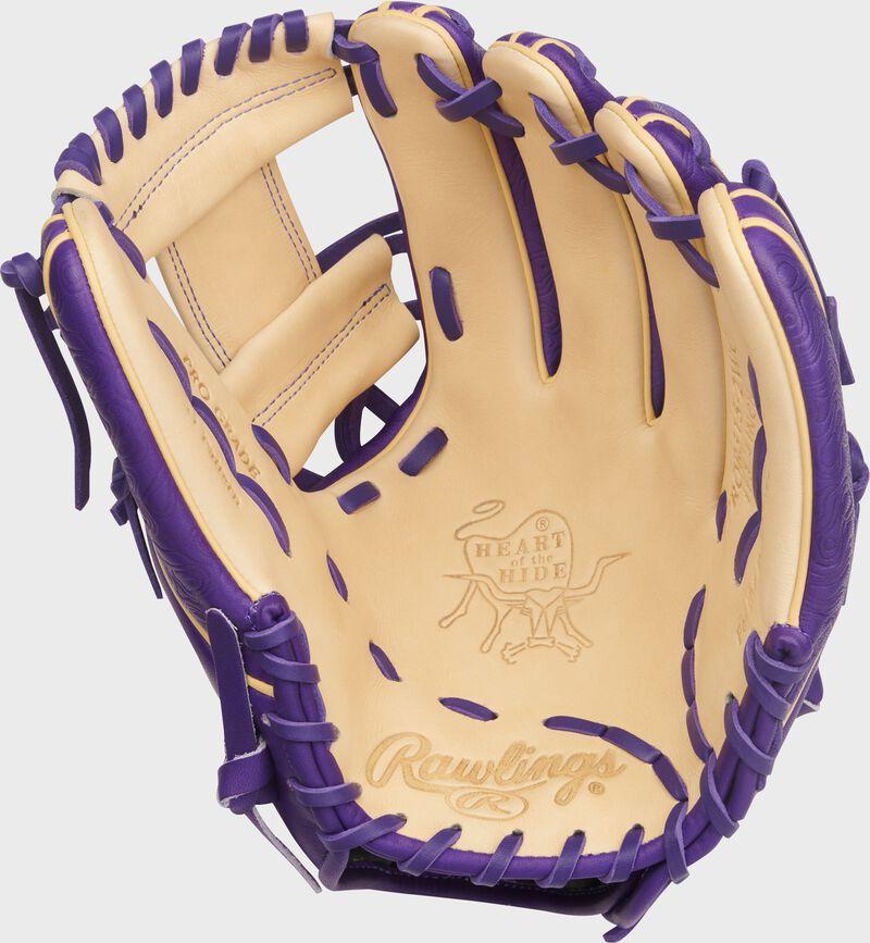 Rawlings Heart Of The Hide 11.75-Inch Purple Infield Glove Right Hand Throw