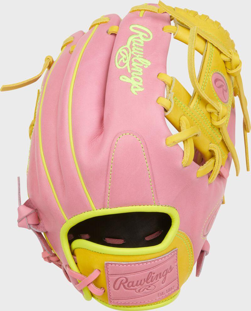 Rawlings Heart Of The Hide ContoUR Fit 11.5-Inch Pink Infield Glove Right Hand Throw