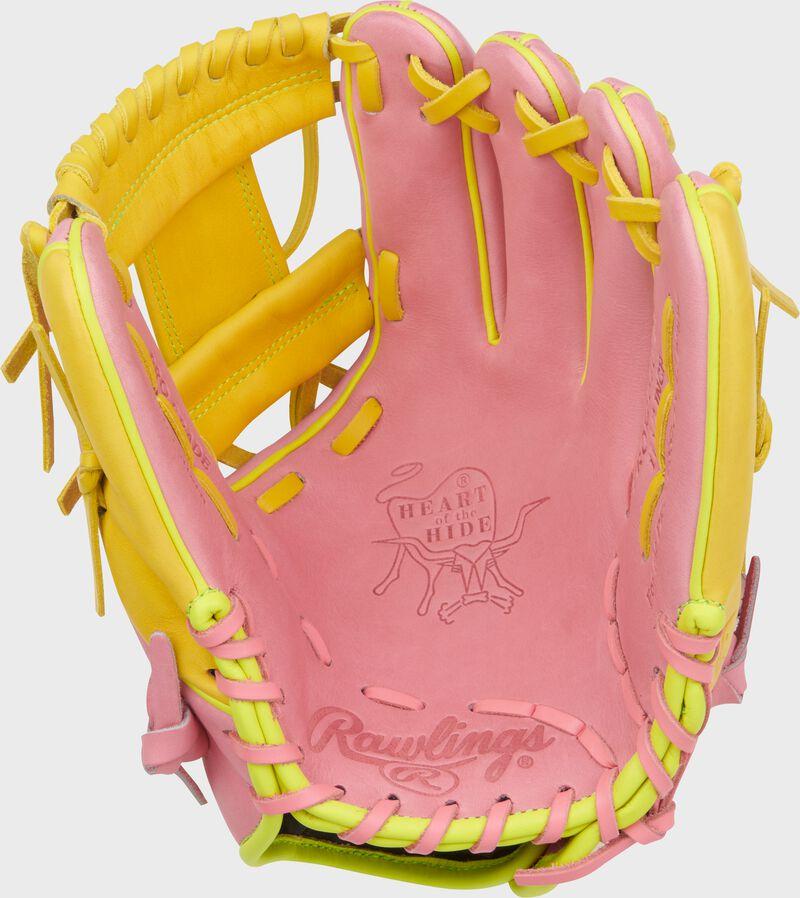 Rawlings Heart Of The Hide ContoUR Fit 11.5-Inch Pink Infield Glove Right Hand Throw