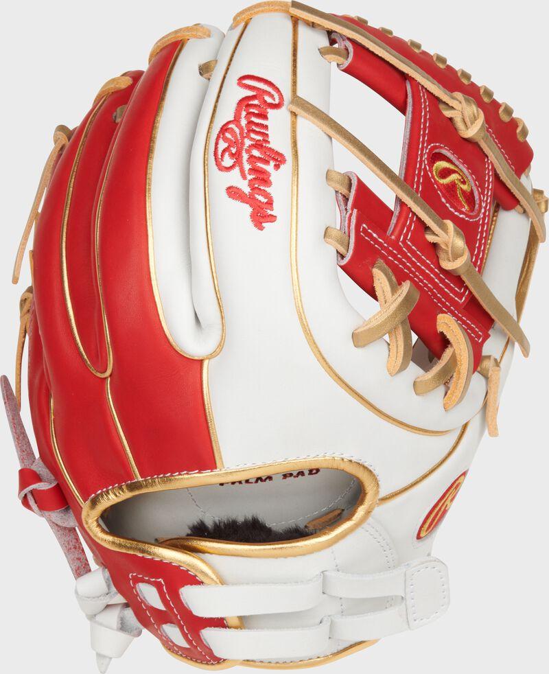 Rawlings Liberty Advanced Color Series 11.75 In Infield Glove White/Scarlet