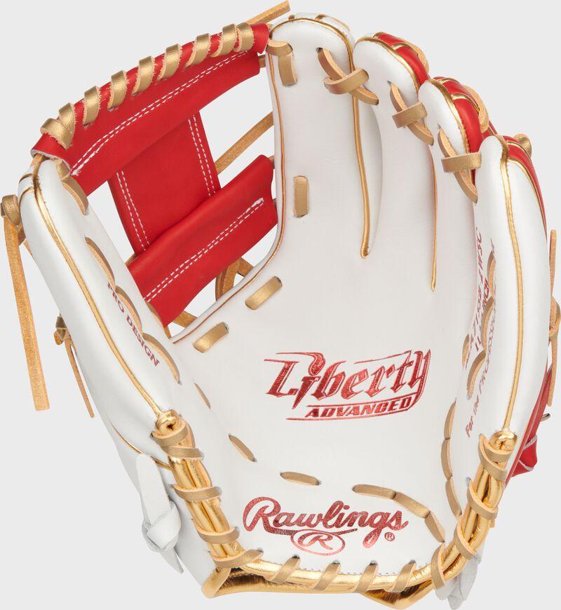 Rawlings Liberty Advanced Color Series 11.75 In Infield Glove White/Scarlet