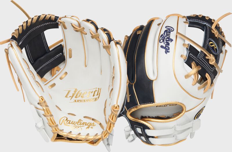 rawlings Liberty Advanced Color Series 11.75 in Infield Glove White/Navy rawlings Liberty Advanced Color Series 11.75 in Infield Glove White/Navy
