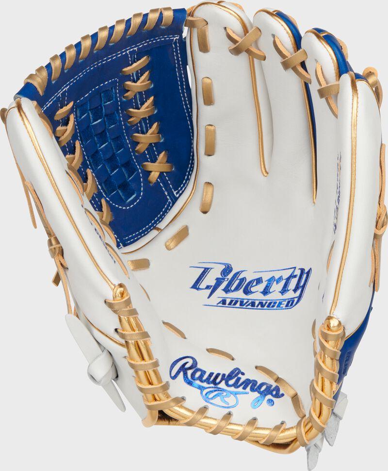 Rawlings Liberty Advanced Color Series 12.5 In Fastpitch Glove White/Royal