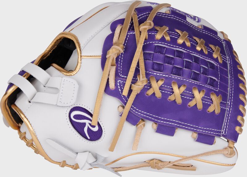 Rawlings Liberty Advanced Color Series 12.5 In Fastpitch Glove White/Purple