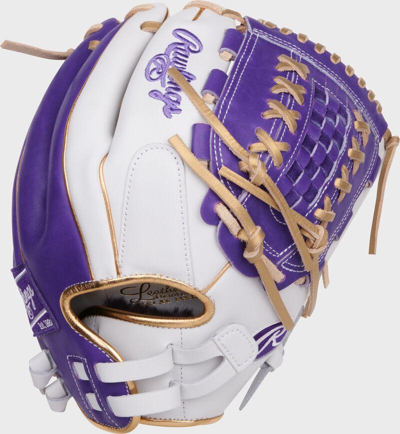 Rawlings Liberty Advanced Color Series 12.5 In Fastpitch Glove White/Purple