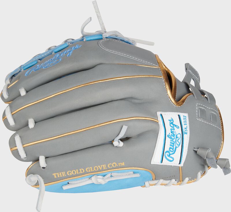 Rawlings Liberty Advanced Color Series 12.5 In Fastpitch Glove Gray/Columbia Blue