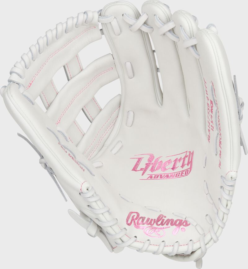 Rawlings Liberty Advanced Color Series 12.75 In Outfield Glove White/Pink