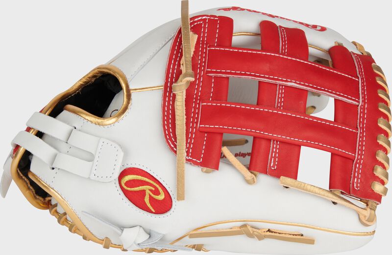 Rawlings Liberty Advanced Color Series 12.75 In Outfield Glove White/Scarlet