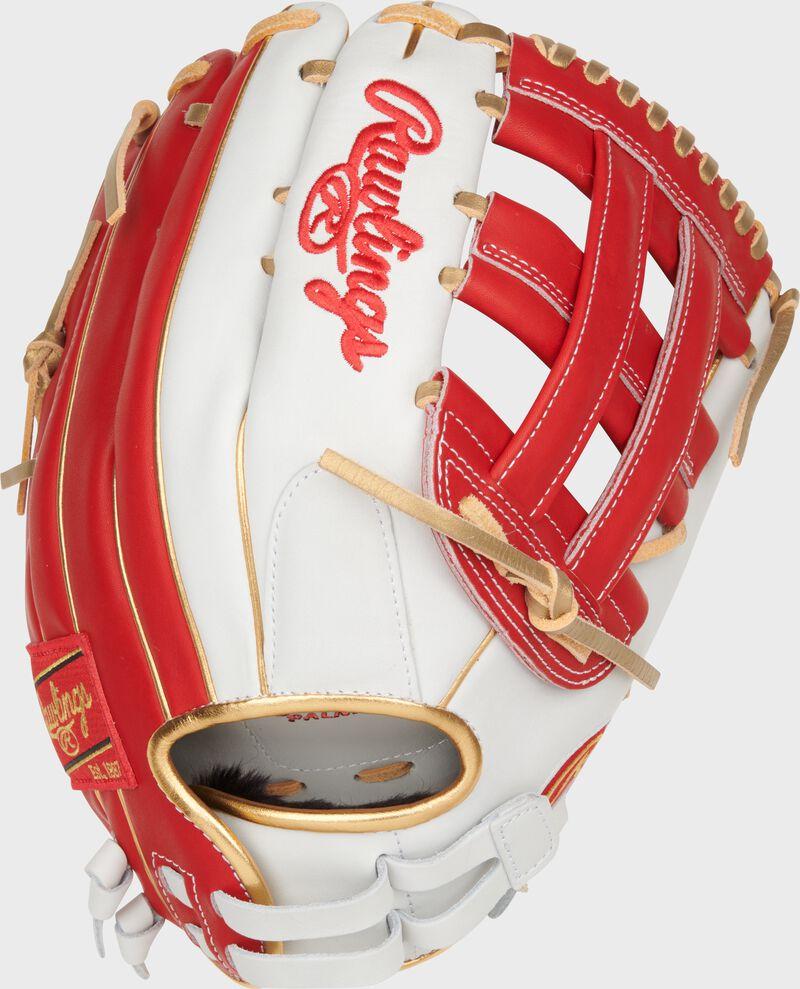 Rawlings Liberty Advanced Color Series 12.75 In Outfield Glove White/Scarlet