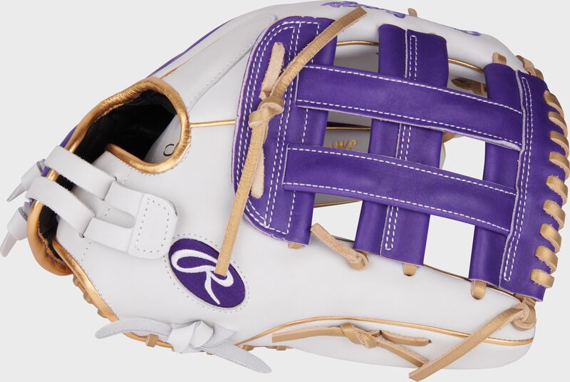 Rawlings Liberty Advanced Color Series 12.75 In Outfield Glove White/Purple
