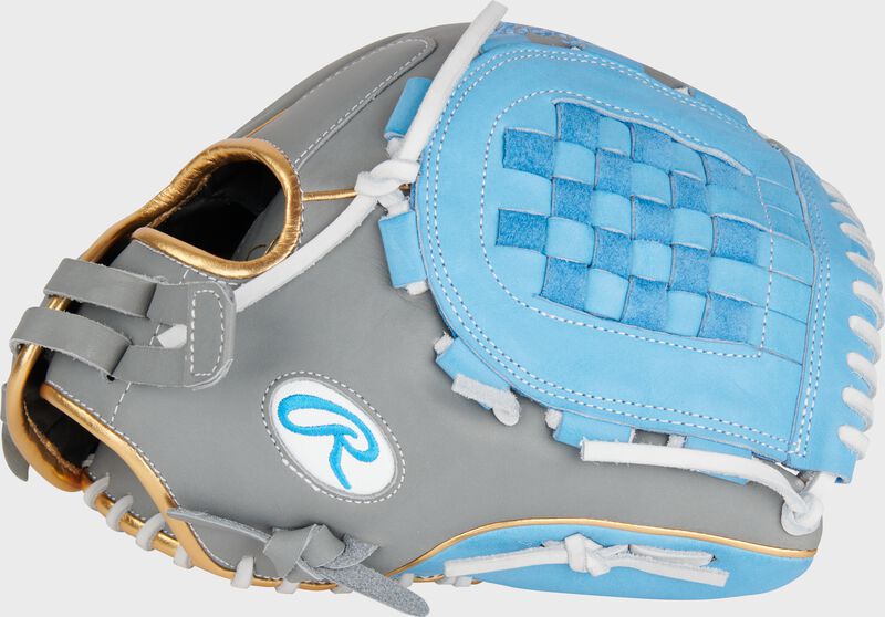 Rawlings Liberty Advanced Color Series 12 In Fastpitch Glove Gray/Columbia Blue