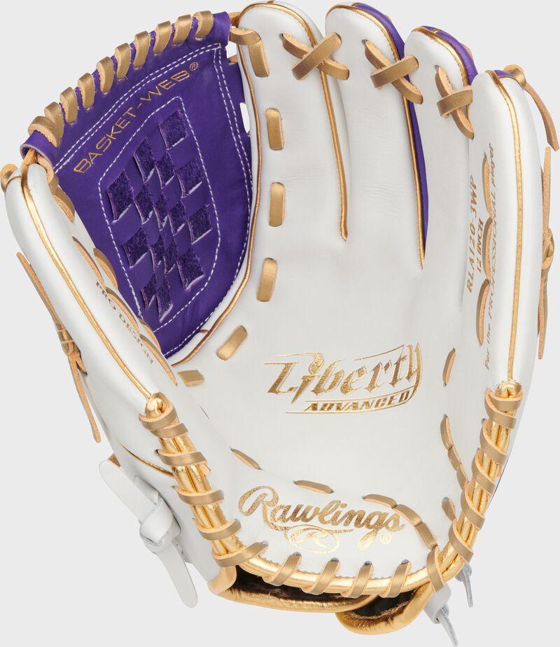 Rawlings Liberty Advanced Color Series 12 In Fastpitch Glove White/Purple