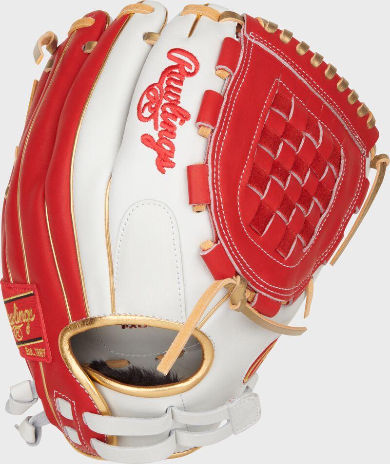 Rawlings Liberty Advanced Color Series 12 In Fastpitch Glove White/Scarlet