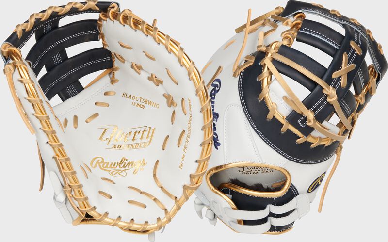 rawlings Liberty Advanced Color Series 13 in 1st Base Mitt White/Navy