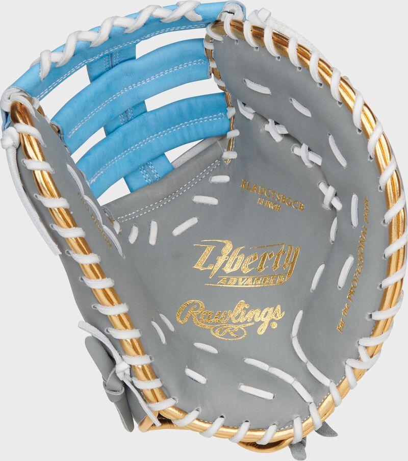 Rawlings Liberty Advanced Color Series 13 In 1st Base Mitt Gray/Columbia Blue