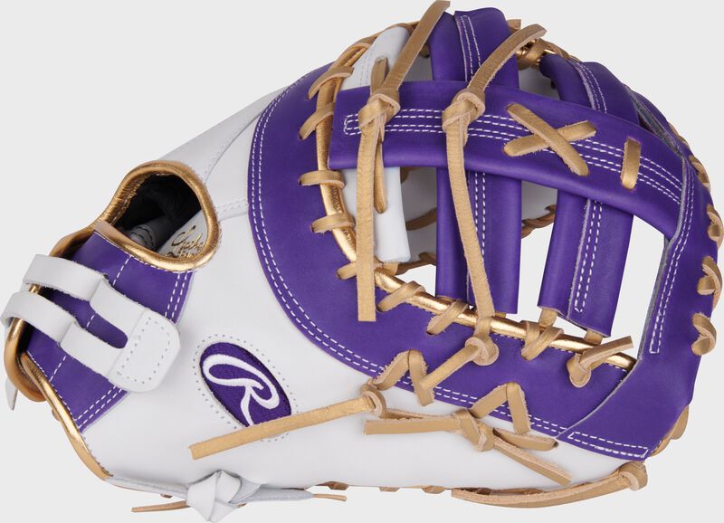 Rawlings Liberty Advanced Color Series 13 In 1st Base Mitt White/Purple