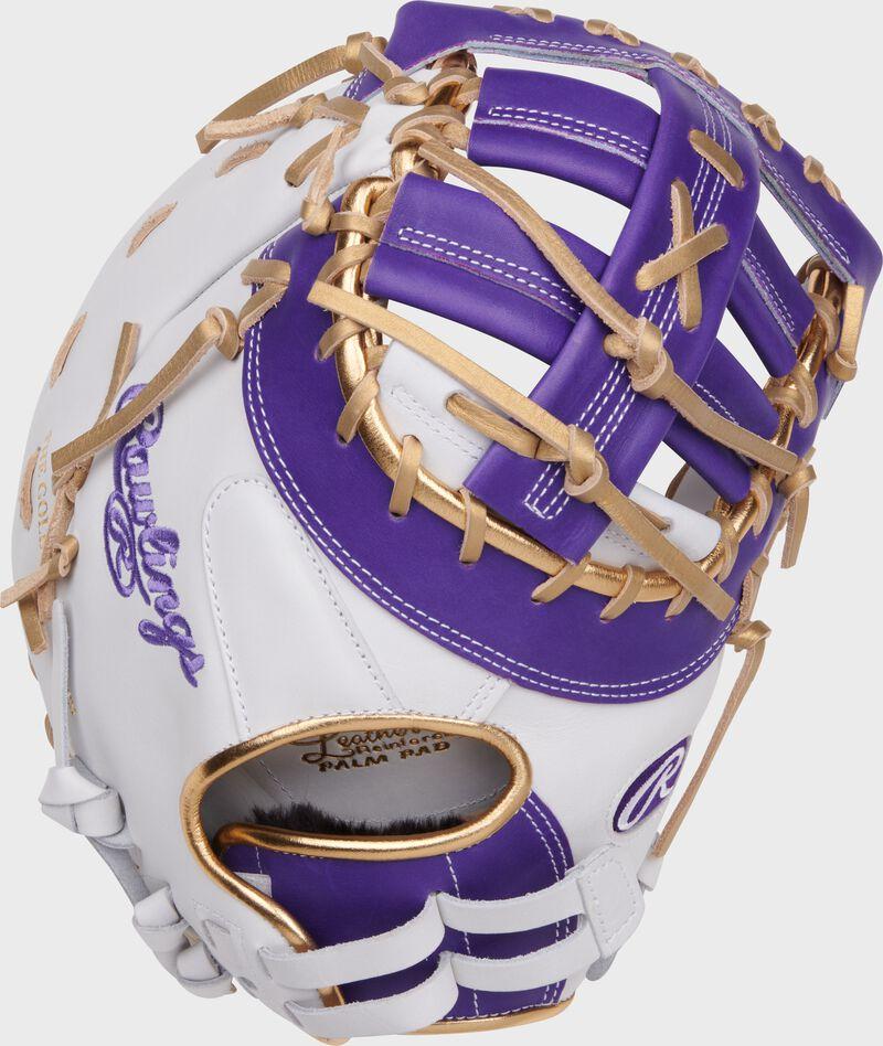 Rawlings Liberty Advanced Color Series 13 In 1st Base Mitt White/Purple