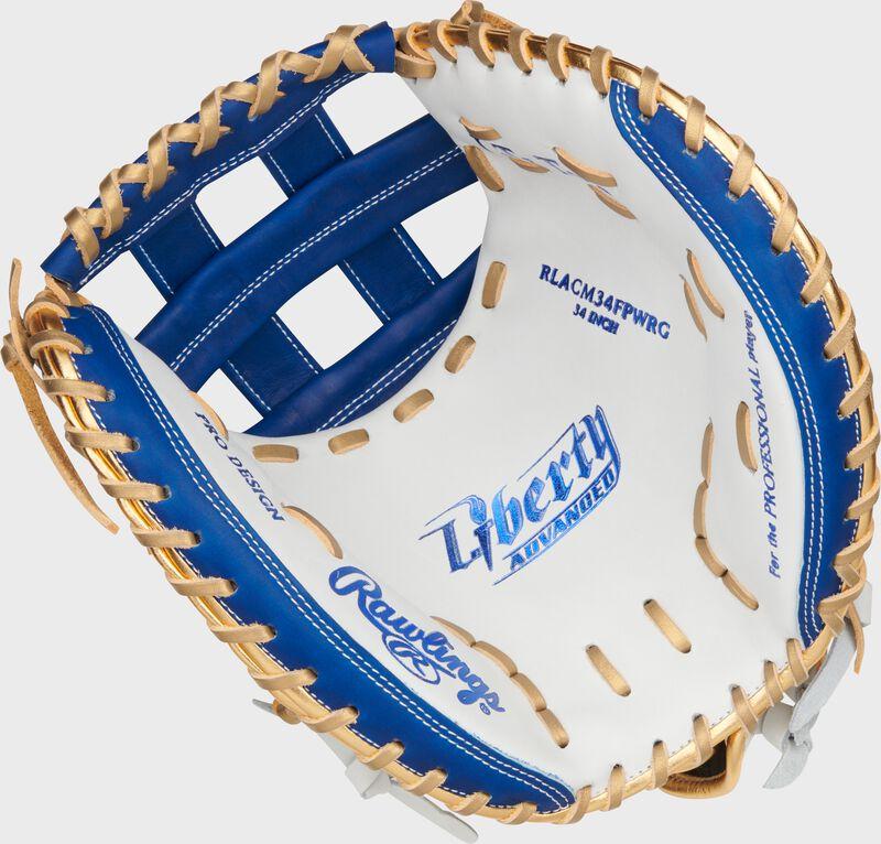 Rawlings Liberty Advanced Color Series 34 In Catcher's Mitt White/Royal