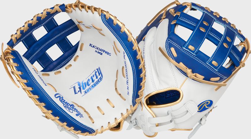 rawlings Liberty Advanced Color Series 34 in Catcher's Mitt White/Royal