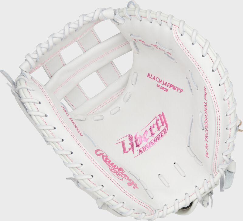 Rawlings Liberty Advanced Color Series 34 In Catcher's Mitt White/Pink