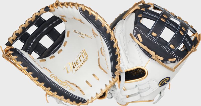 rawlings Liberty Advanced Color Series 34 in Catcher's Mitt White/Navy