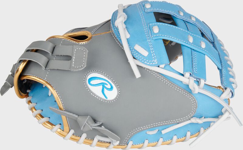 Rawlings Liberty Advanced Color Series 34 In Catcher's Mitt Gray/Columbia Blue