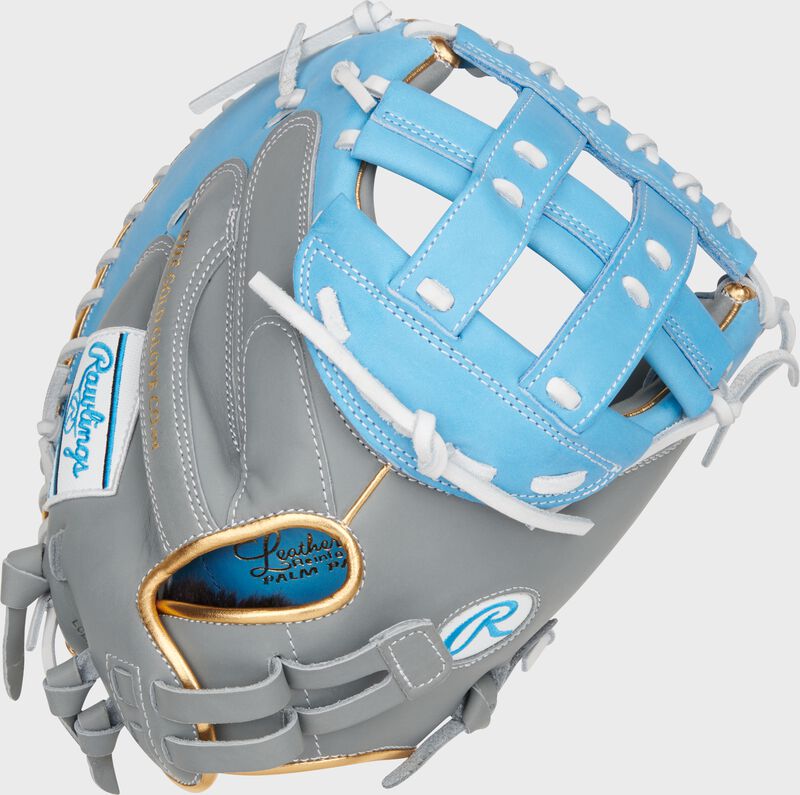 Rawlings Liberty Advanced Color Series 34 In Catcher's Mitt Gray/Columbia Blue