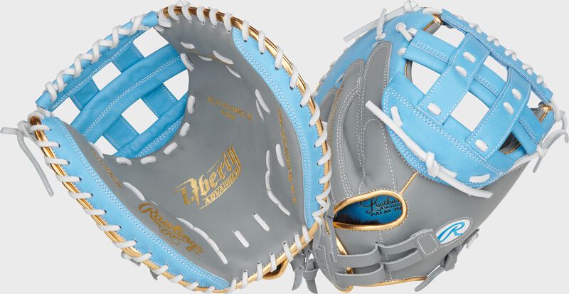rawlings Liberty Advanced Color Series 34 in Catcher's Mitt Gray/Columbia Blue