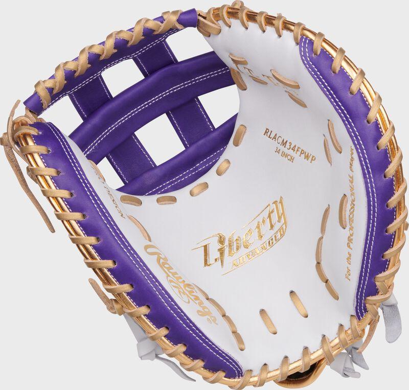 Rawlings Liberty Advanced Color Series 34 In Catcher's Mitt White/Purple