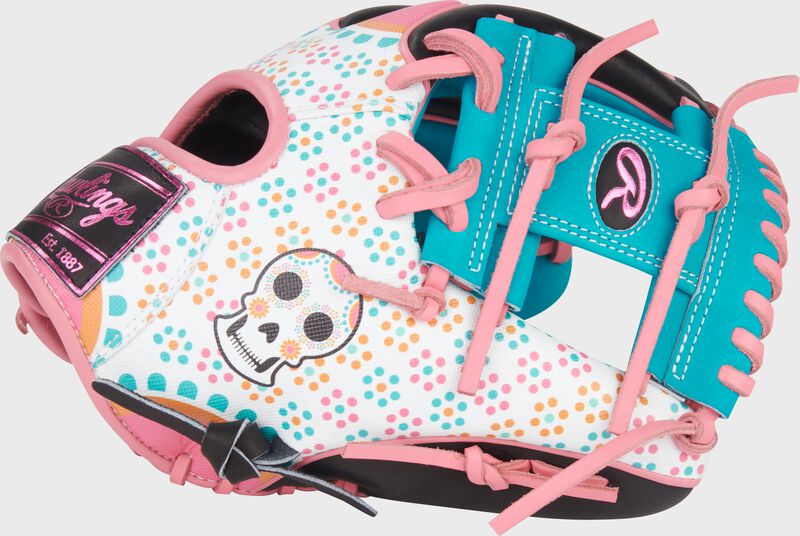 Rawlings Limited Edition Heart Of The Hide Dia De Los Muertos Infield Glove Right Hand Throw