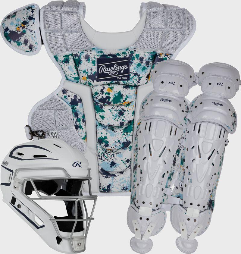 Rawlings Limited Edition Mach Spatter Catcher's Gear Set Adult Intermediate Youth