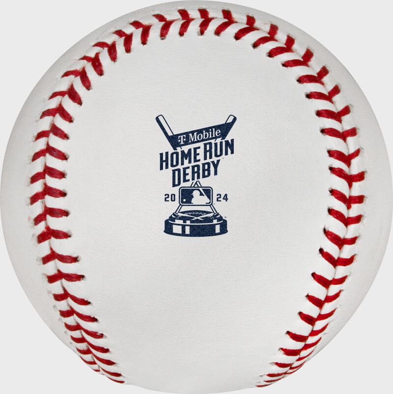 Rawlings MLB 2024 Home Run Derby Baseball 1 Ball W/ Display Cube