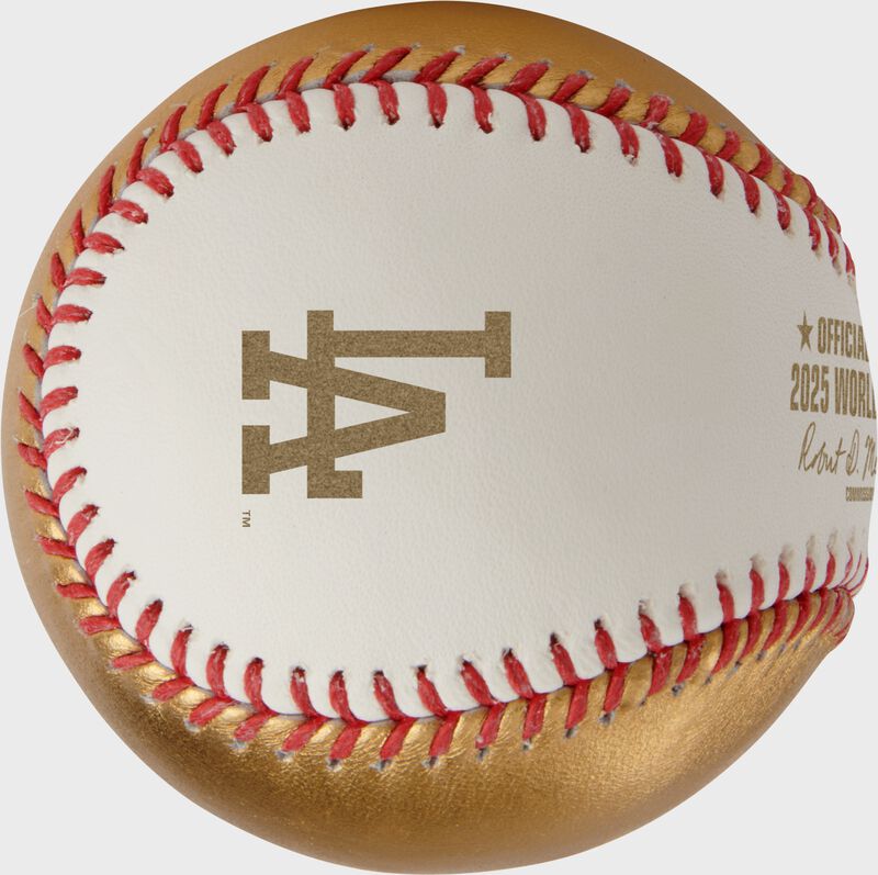Rawlings MLB 2025 Gold World Series Dueling Baseball 1 Ball