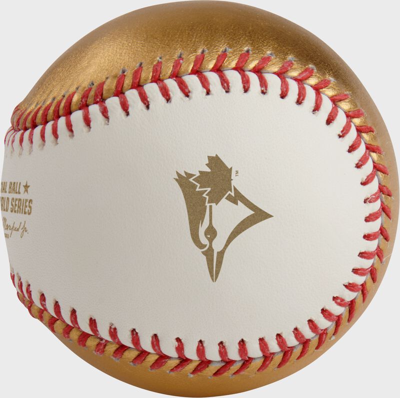 Rawlings MLB 2025 Gold World Series Dueling Baseball 1 Ball