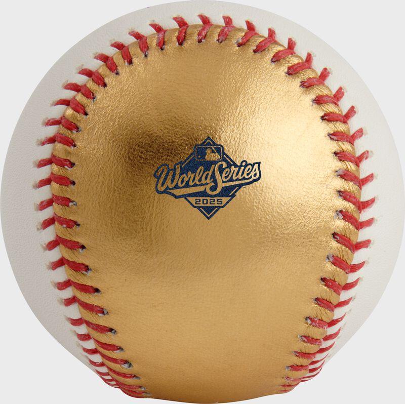 Rawlings MLB 2025 Gold World Series Dueling Baseball 1 Ball