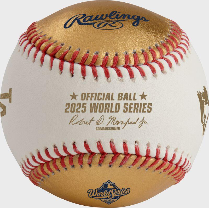 rawlings MLB 2025 Gold World Series Dueling Baseball 1 Ball