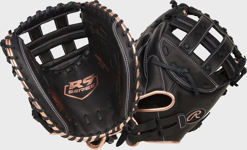 rawlings R9 Series 33-Inch Faspitch Catcher's Mitt Right Hand Throw