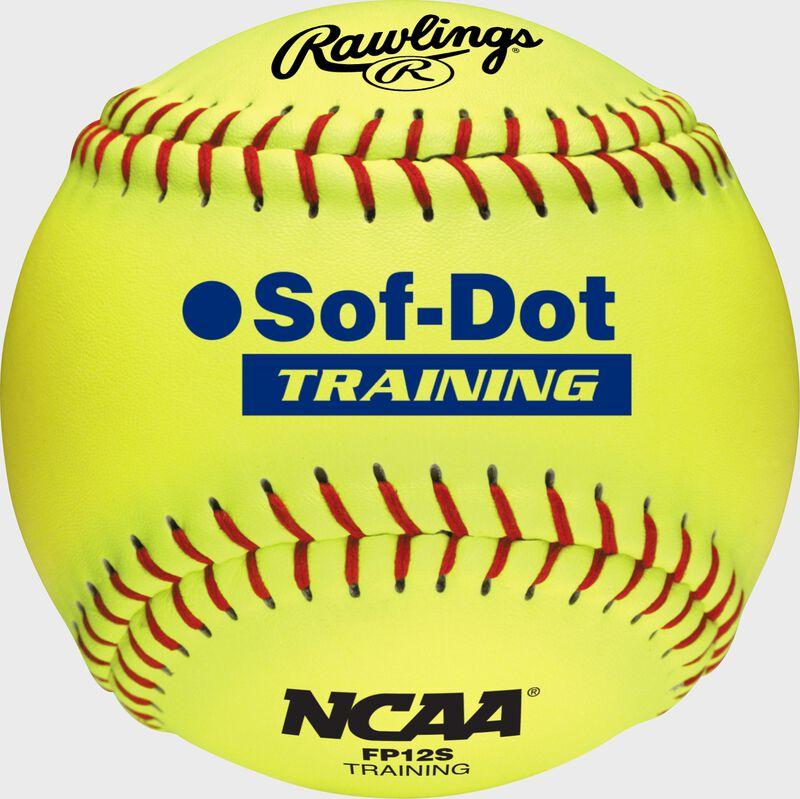 rawlings Rawlings 12-Inch NCAA Soft Poly-Core Fastpitch Training Ball Dozen