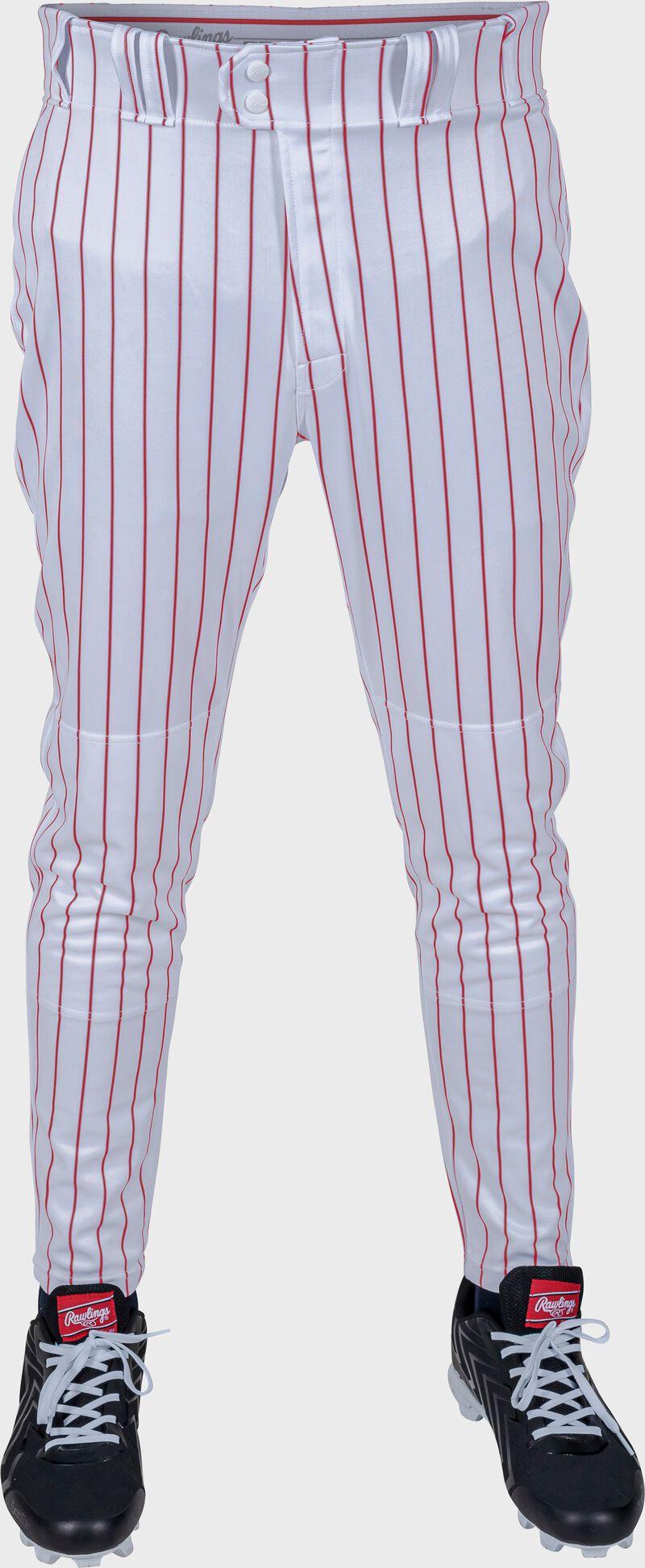 Rawlings Rawlings 150 Jogger Fit Pinstripe Baseball Pants Adult & Youth