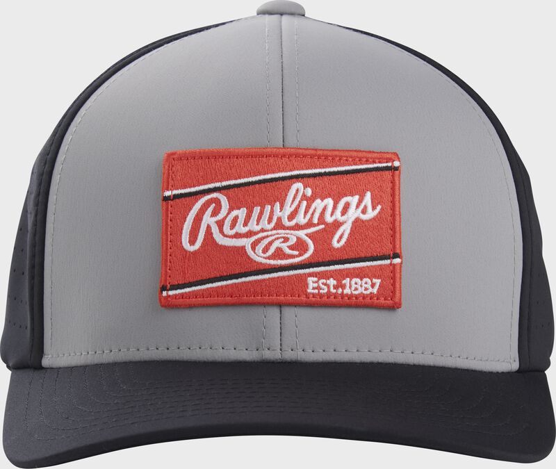 Rawlings Rawlings Black FlexFit Laser Cut Vented Hat