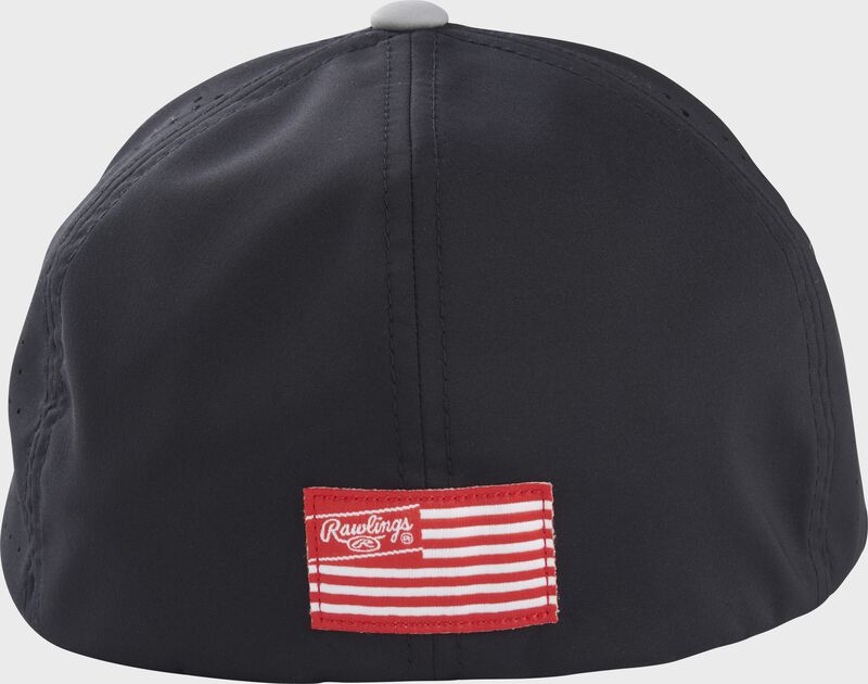 Rawlings Rawlings Black FlexFit Laser Cut Vented Hat