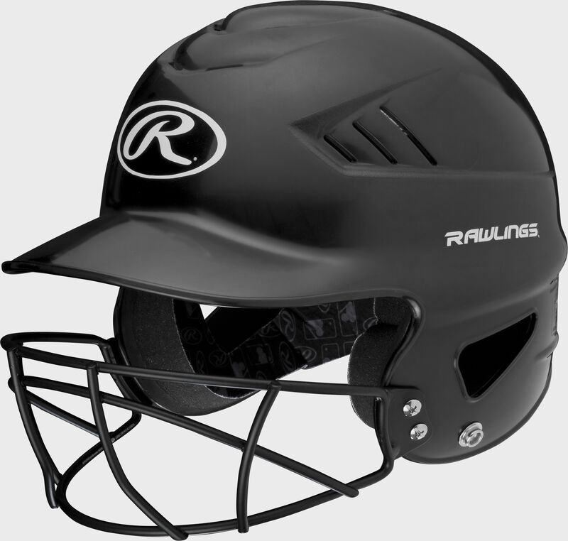 rawlings Coolflo Batting Helmet with Facemask