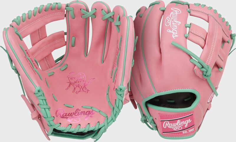 rawlings Rawlings Heart of the Hide 11.75-Inch Pink Infield Glove Right Hand Throw