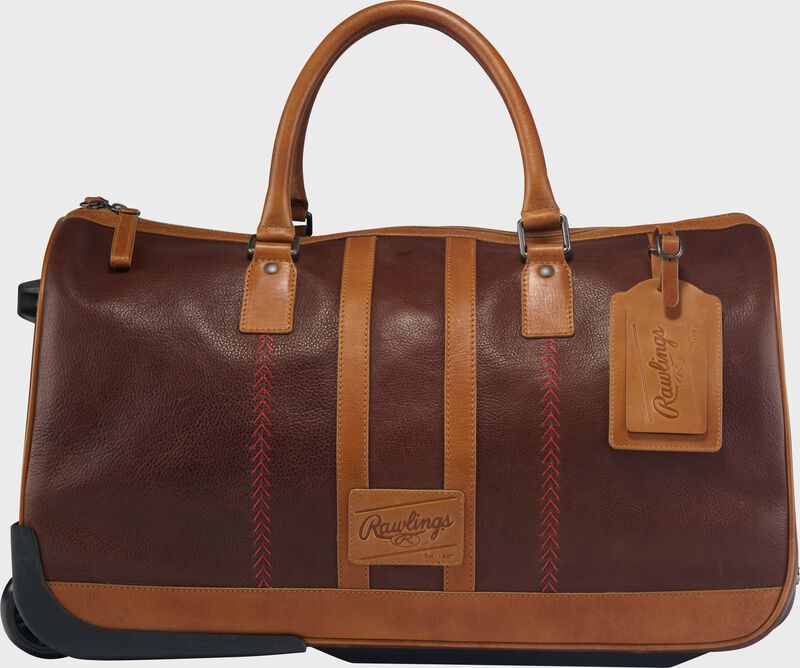 Rawlings Rawlings Heritage Wheeled Duffle Bag Brown
