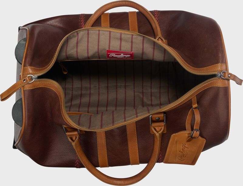 Rawlings Rawlings Heritage Wheeled Duffle Bag Brown